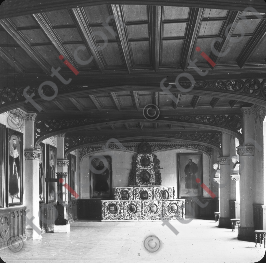 Aula im Lutherhaus | Auditorium in Luther House - Foto foticon-simon-150-052-sw.jpg | foticon.de - Bilddatenbank für Motive aus Geschichte und Kultur